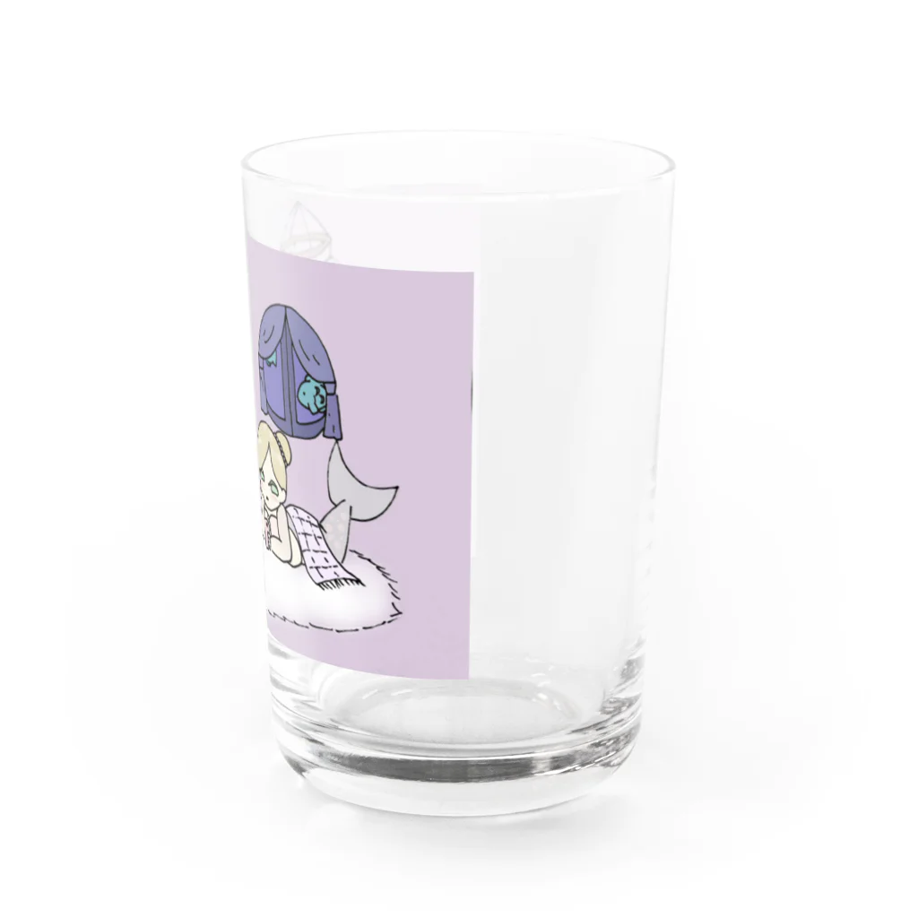 けさらん*ぱさらんのジンベエ姫の怠惰な１日。 Water Glass :right