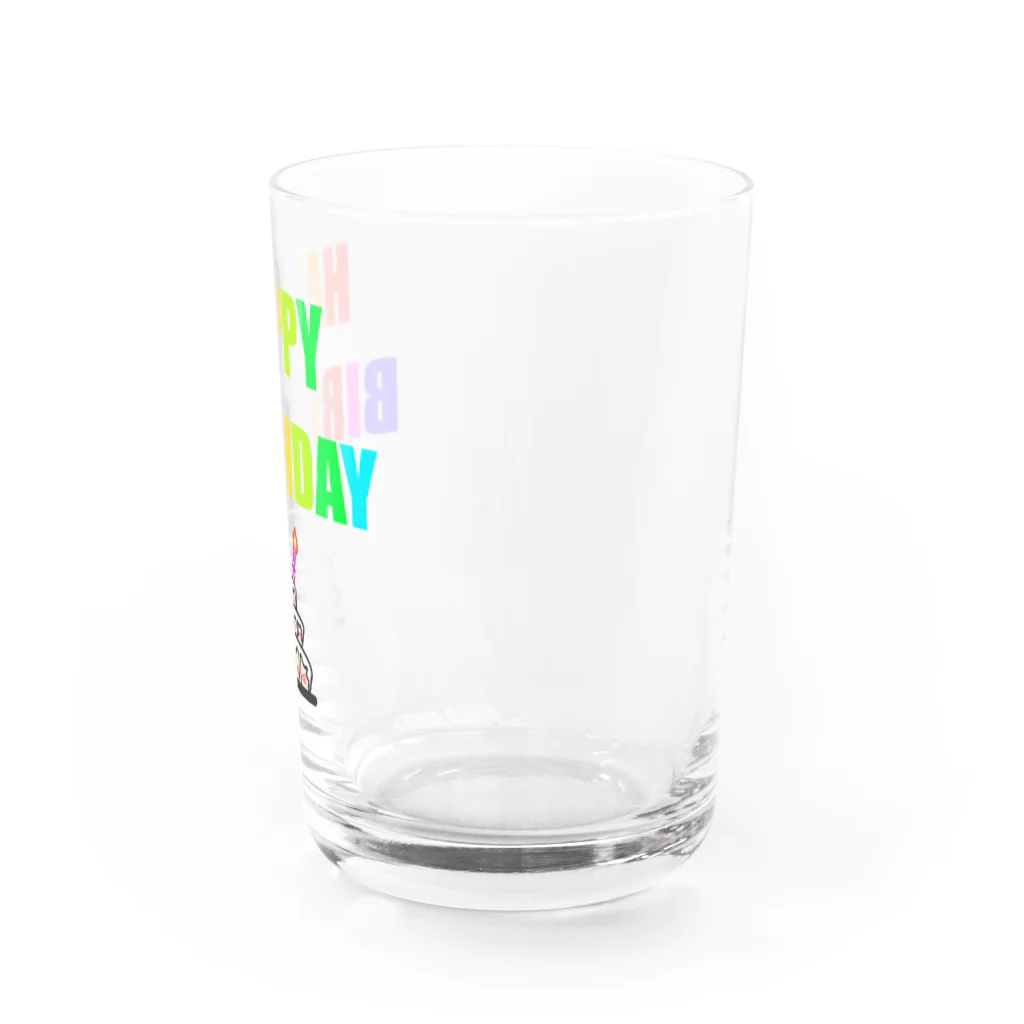 のほ本舗のハッピーバースデー Water Glass :right