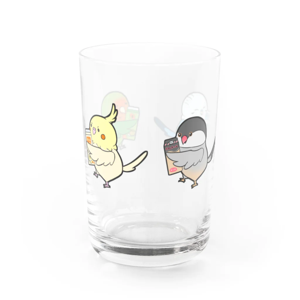 くるるのぴよらいふのドリンク小鳥ちゃん Water Glass :right