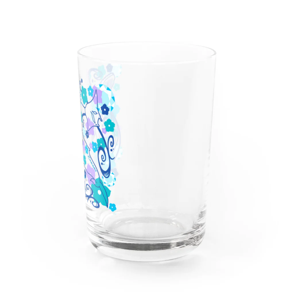 Aquagirl Zamami のZamami サマーシーフラワー Water Glass :right
