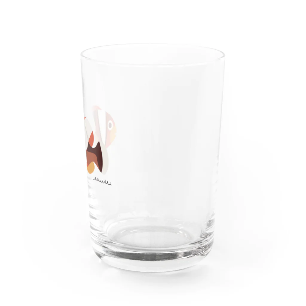 Astrio SUZURI店のトウアカクマノミちゃん Water Glass :right