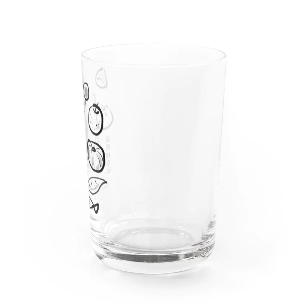 ウチのMEIGENやさんの秋の味覚 〜我肥ゆる秋（色なし） Water Glass :right