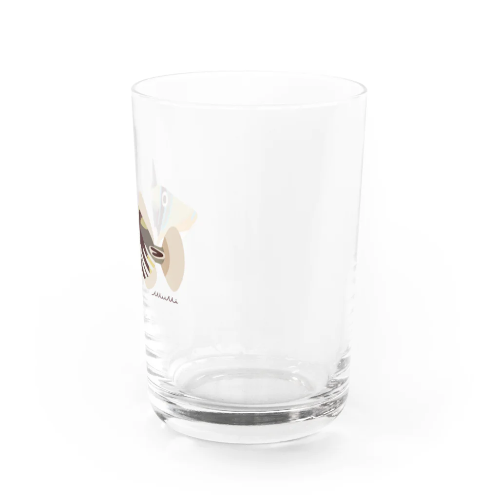 Astrio SUZURI店のムラサメモンガラちゃん Water Glass :right