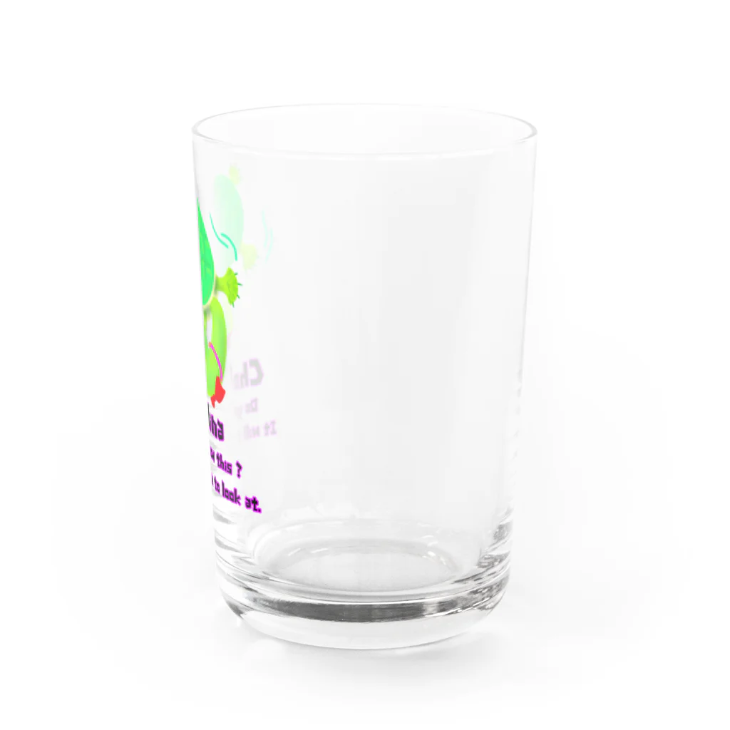 momolove のなが～い首のカメ Water Glass :right