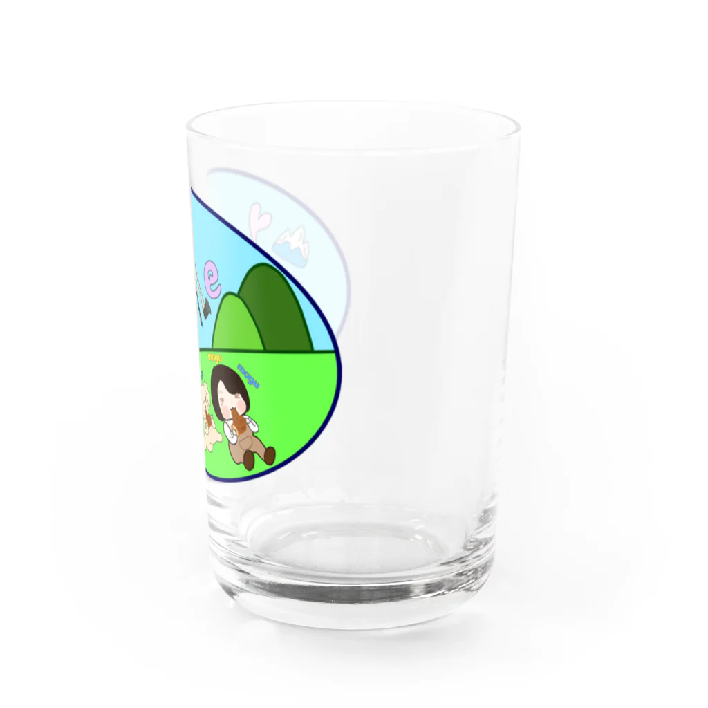Fortune Campers そっくの雑貨屋さんのマイキャン公認モグモググッズ Water Glass :right