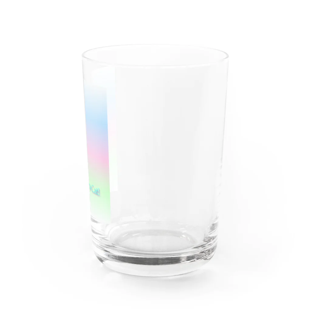 青い暁の青い暁の「猫のように！」シリーズ Water Glass :right