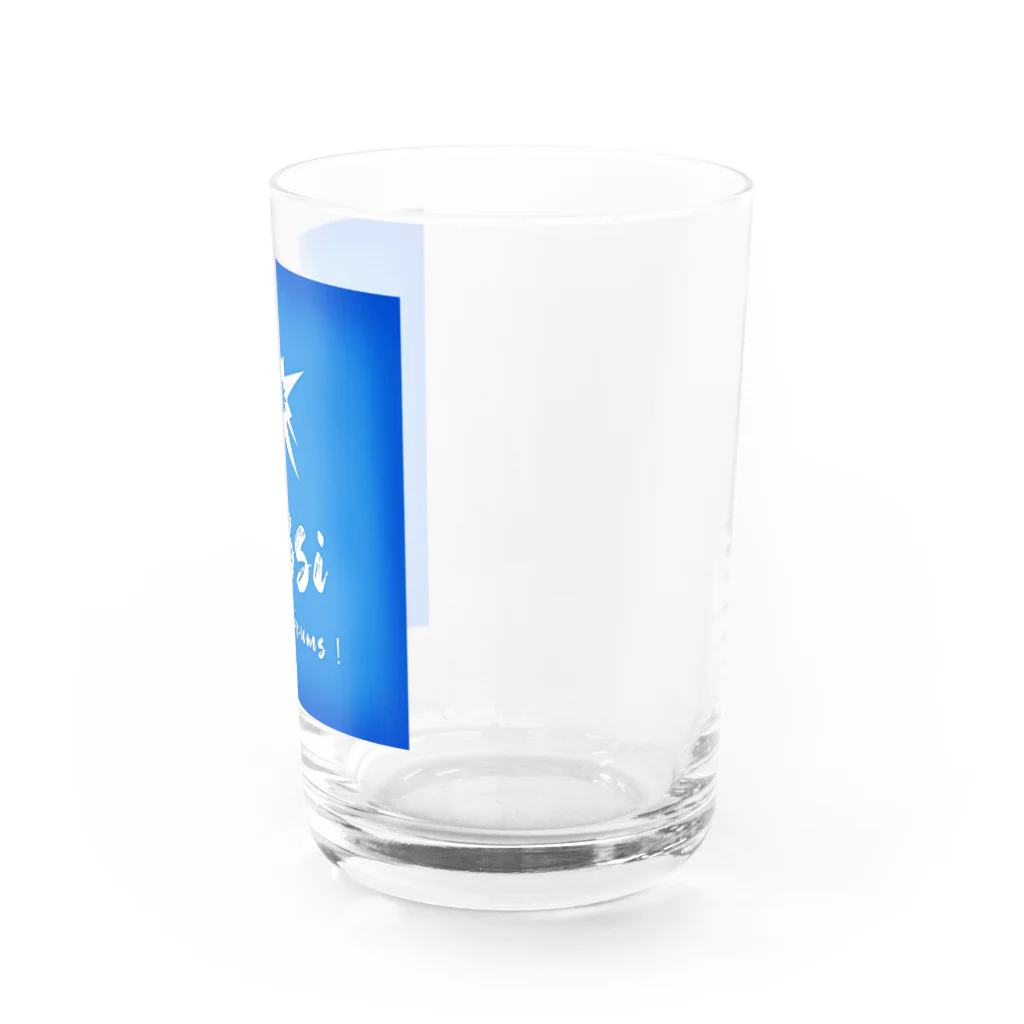 SHOP 64のRossiロゴ青 Water Glass :right