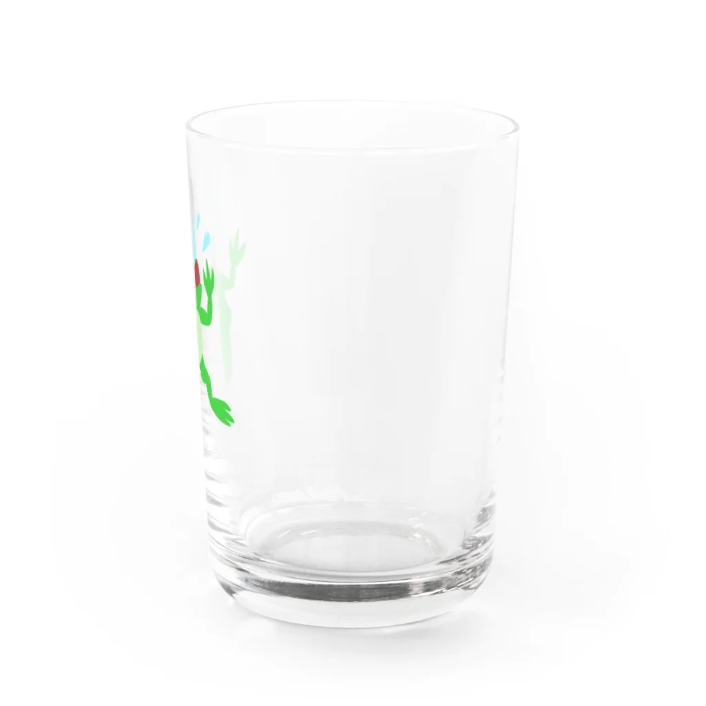 ぷろのかえるくん Water Glass :right