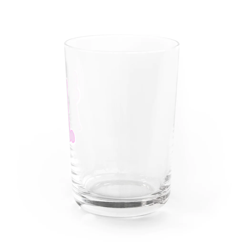 カニ🦀のうさうさ　ふち白 Water Glass :right