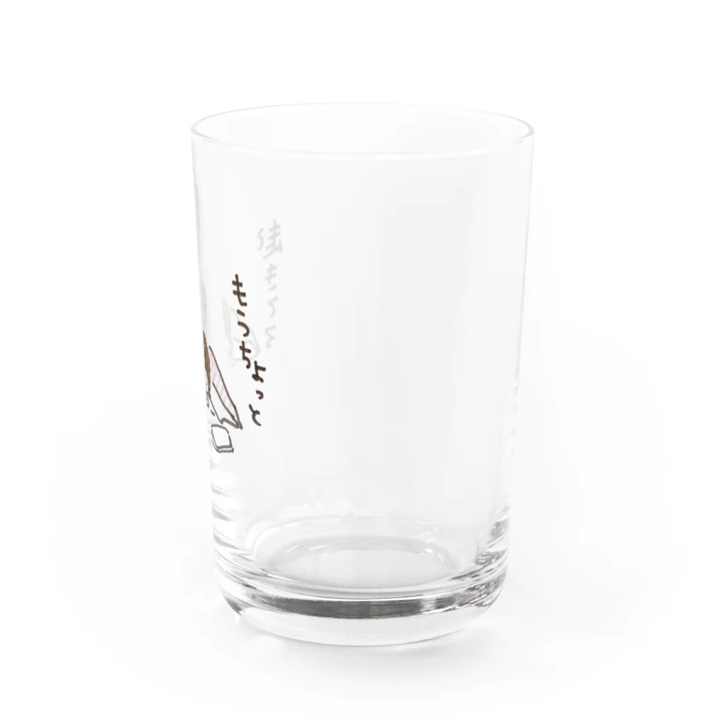 ちんちくりんのおみせの「もうちょっと起きてる」シリーズ Water Glass :right