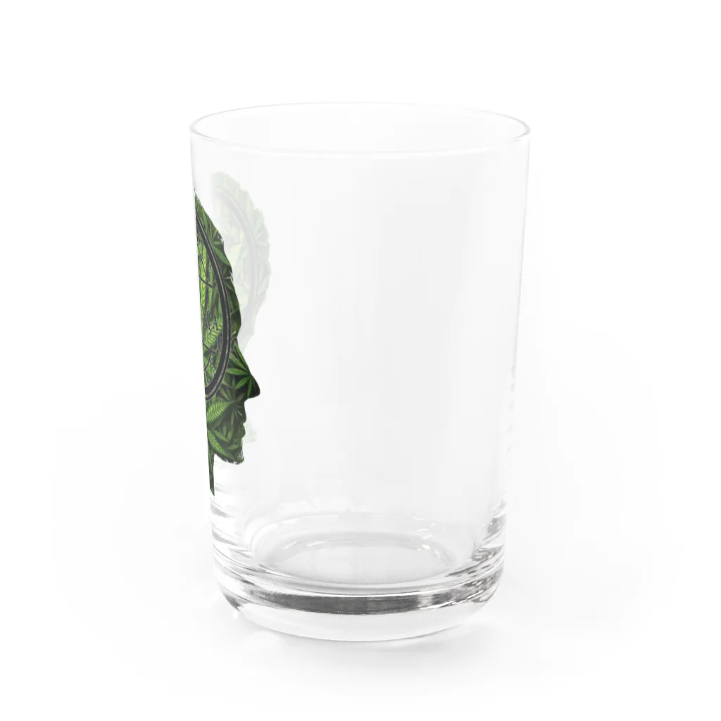 ganja manの420 Water Glass :right