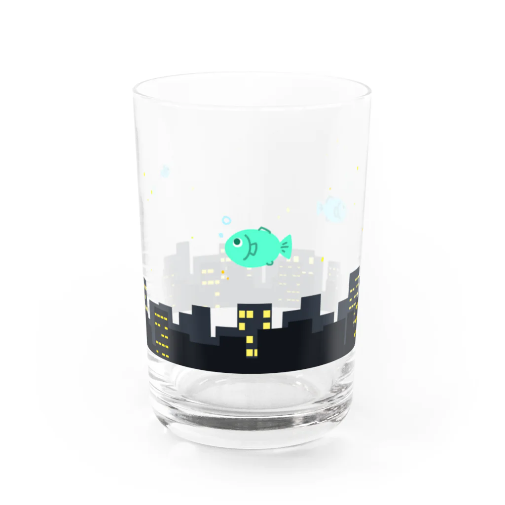 そのへんの黒猫の空の魚 Water Glass :right