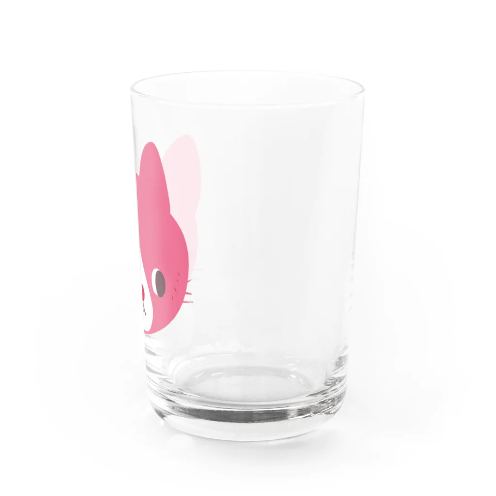 保護猫もいねこのどデカくれよん猫 2 Water Glass :right