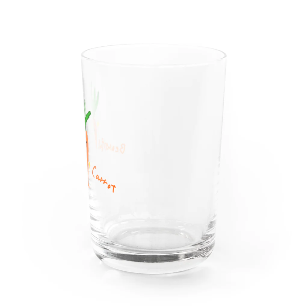 フランスパンの端くれのBeautiful Carrot Water Glass :right