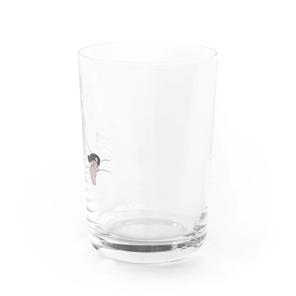 にしやま み〜たろうのみんなでおやすやすや Water Glass :right