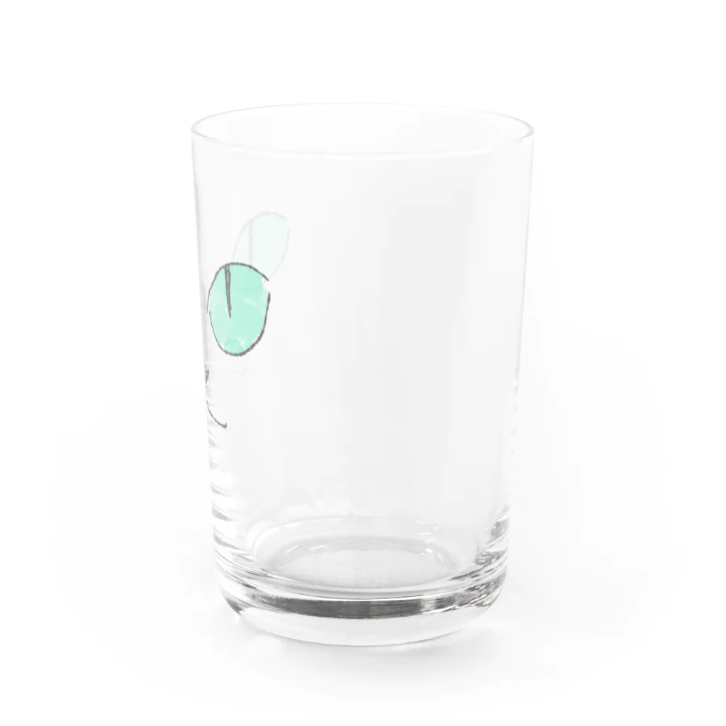 ぞい＠硯のとりです Water Glass :right