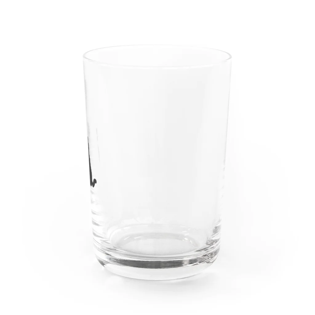 くろぺい舎の折れしっぽのくろぺい Water Glass :right