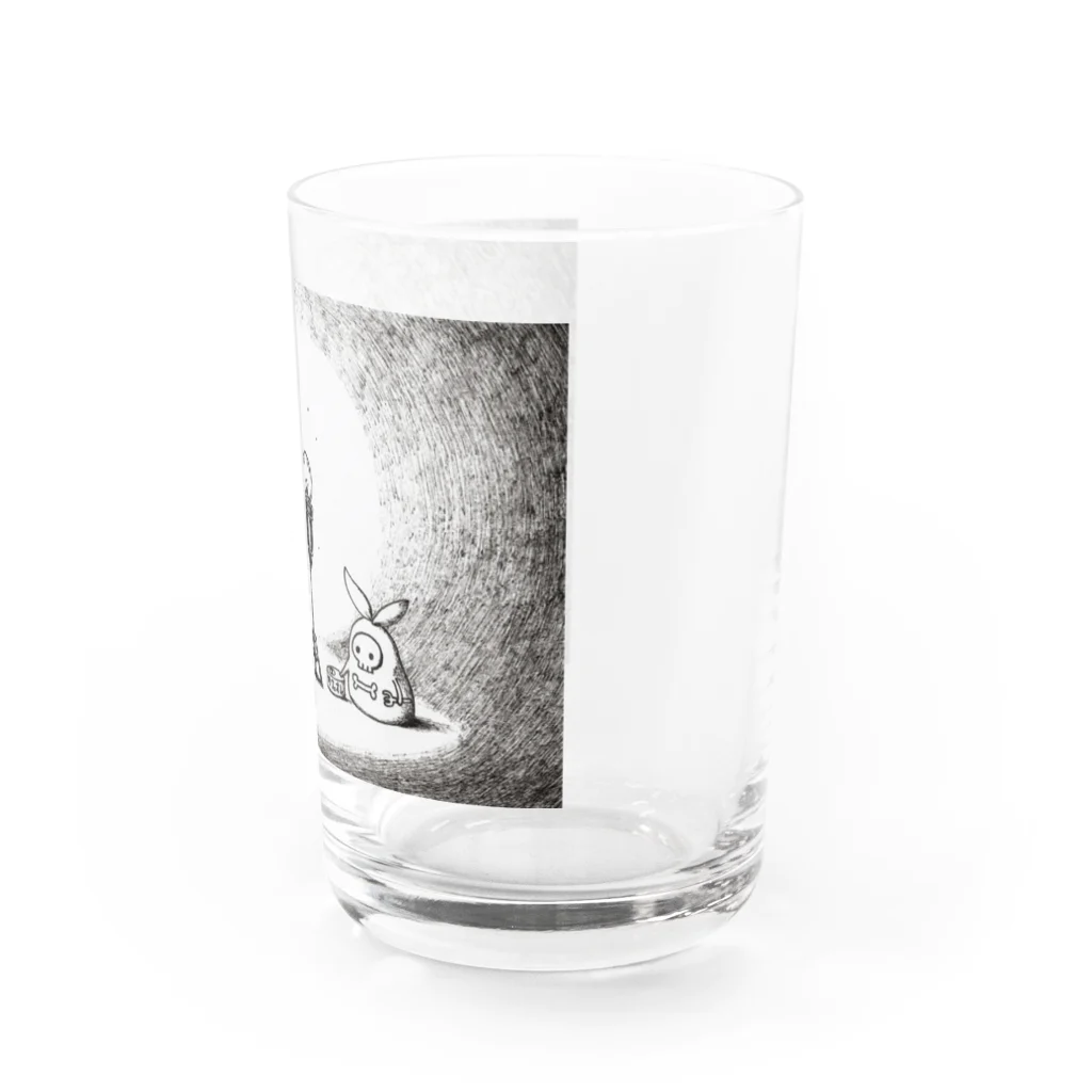 やたらのヒノ&もにもにスケルトン Water Glass :right