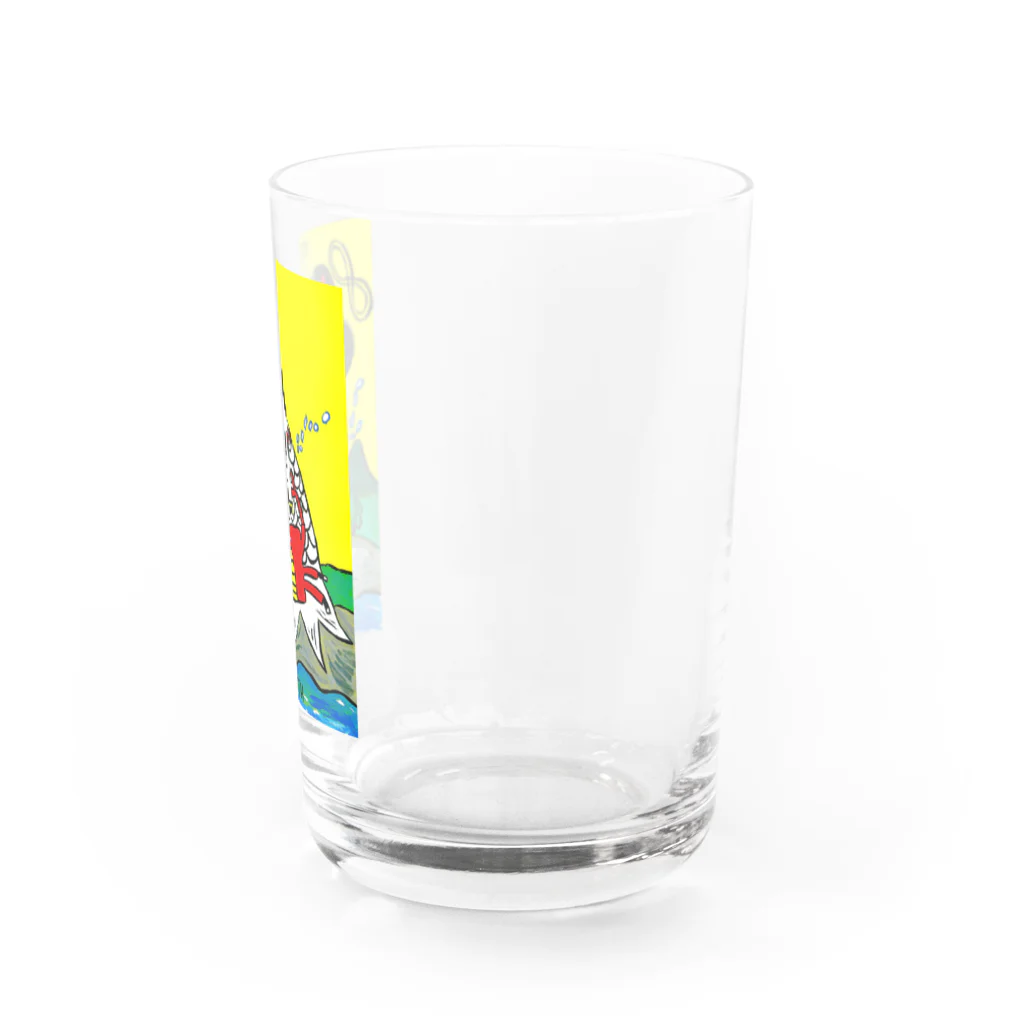 だるまキャットのアマビエタロット・力くん Water Glass :right