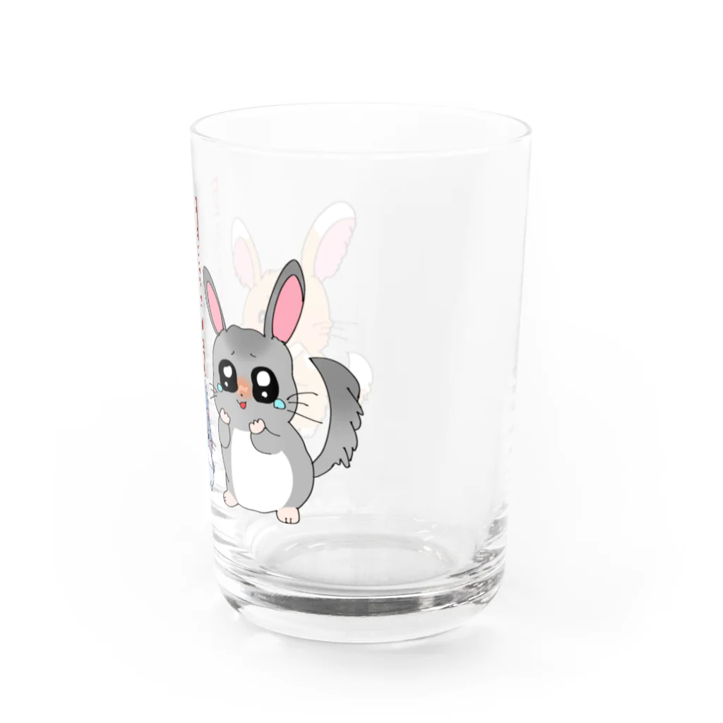 七夕屋さんの因果応報チンチラちゃん Water Glass :right