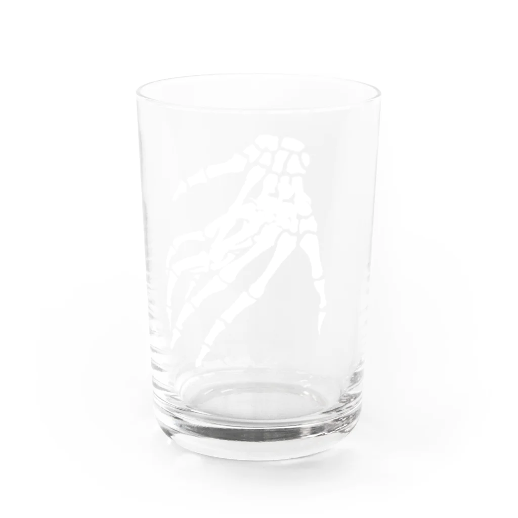 yasuda_fukaの人骨の手 Water Glass :right