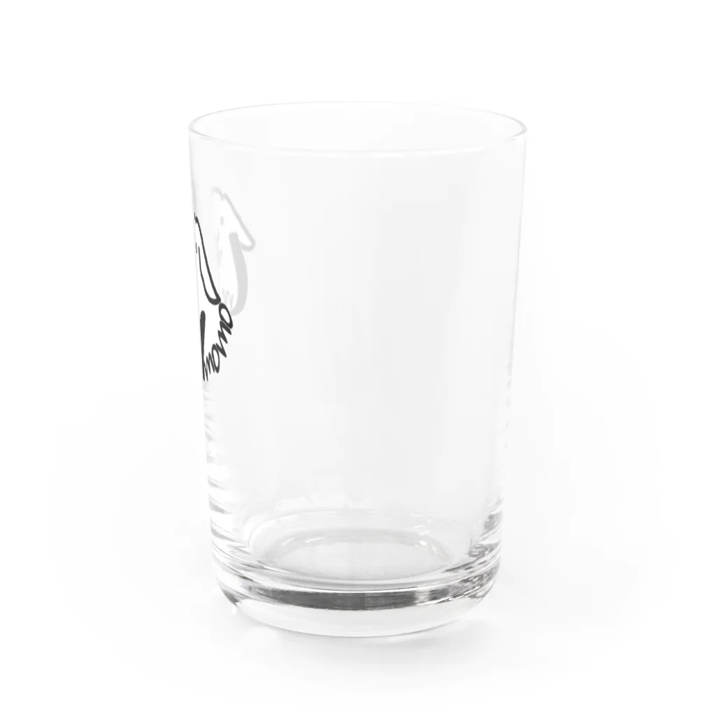 uncle momoの【uncle momo】ロゴ Water Glass :right