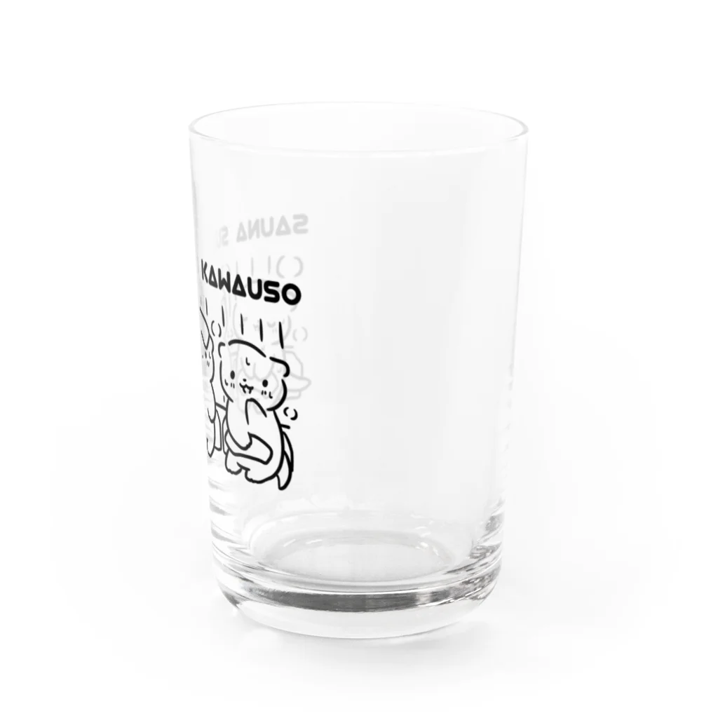 サウナ好きのカワウソの新サウナ好きのカワウソたち Water Glass :right