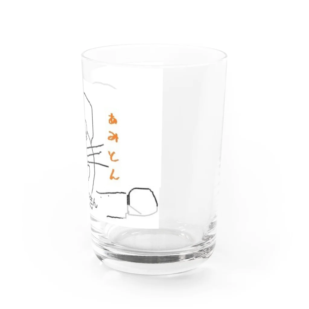 渋怪民ニコ生会@黒子のP王子画伯 ド●●●ん Water Glass :right