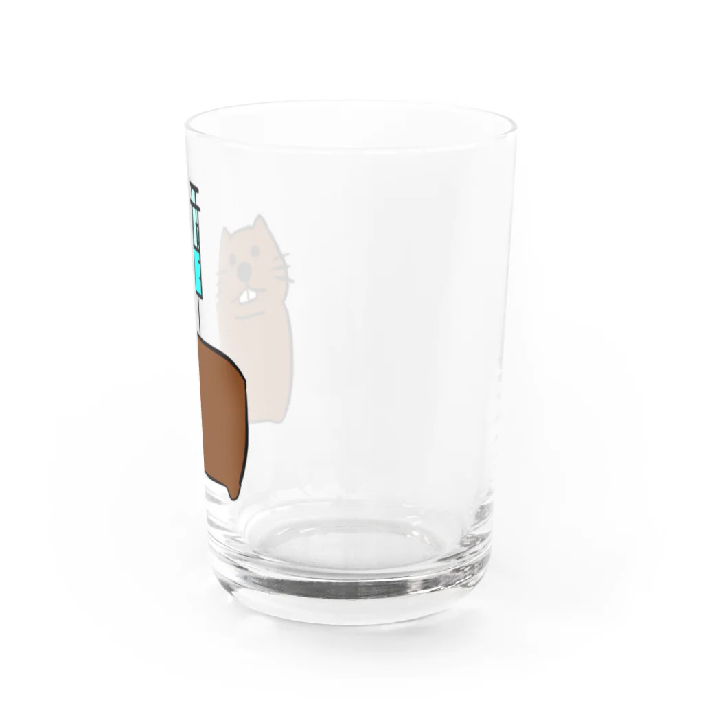 なまこ屋さんのお注射ウォンバット Water Glass :right