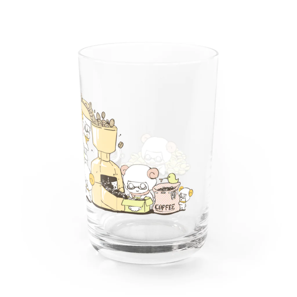 旅する#ひつじですの旅するひつじのCOFFEE Water Glass :right