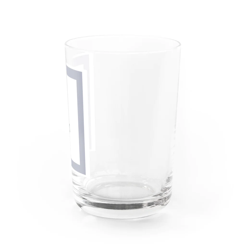 肉だんごのチューリップ くすみブルー Water Glass :right