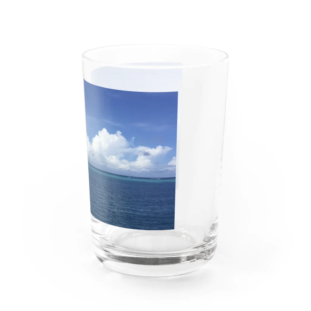 海の楽園の青 Water Glass :right