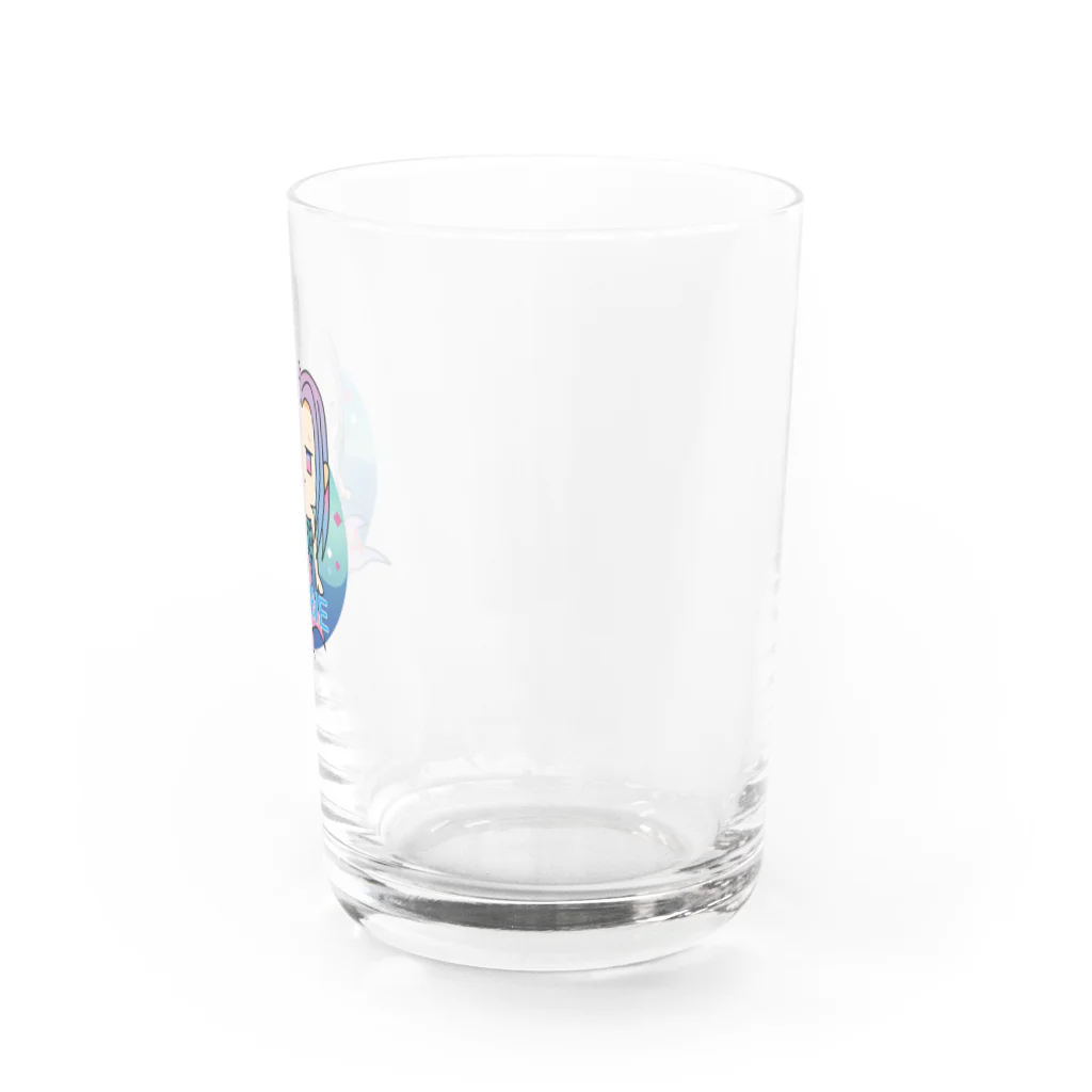 桜餅のアマちゃん Water Glass :right