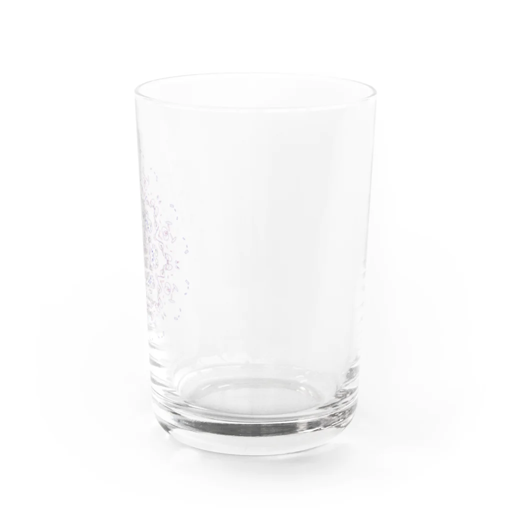 MiiK総長のデザイン備蓄庫のタゲンカホログラミュー Water Glass :right