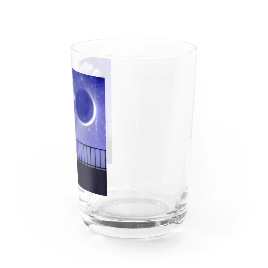 ひはせの夜月と黒猫と。 Water Glass :right