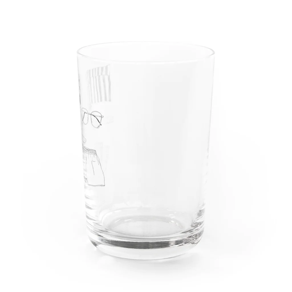 みしま あきひろのkurashi no shirushi Water Glass :right