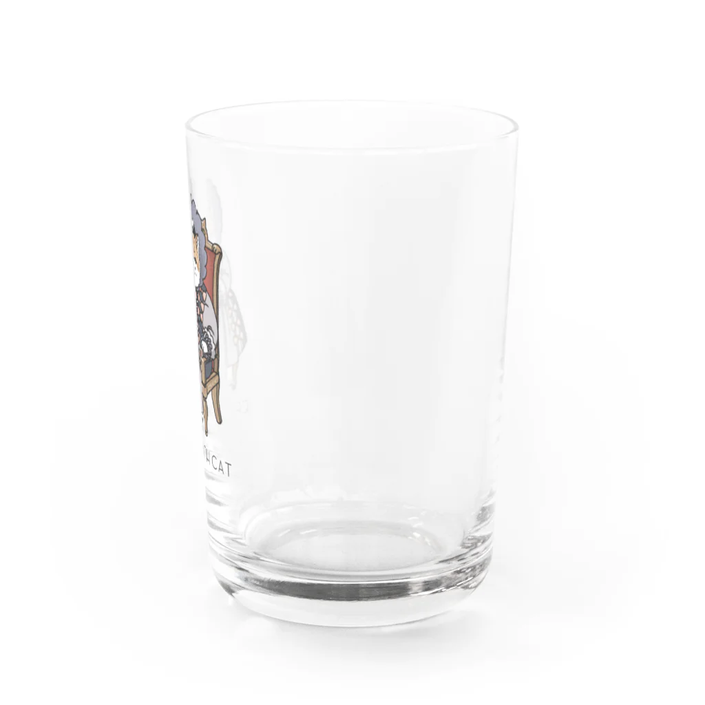 くもりのエリザベスねこ Water Glass :right