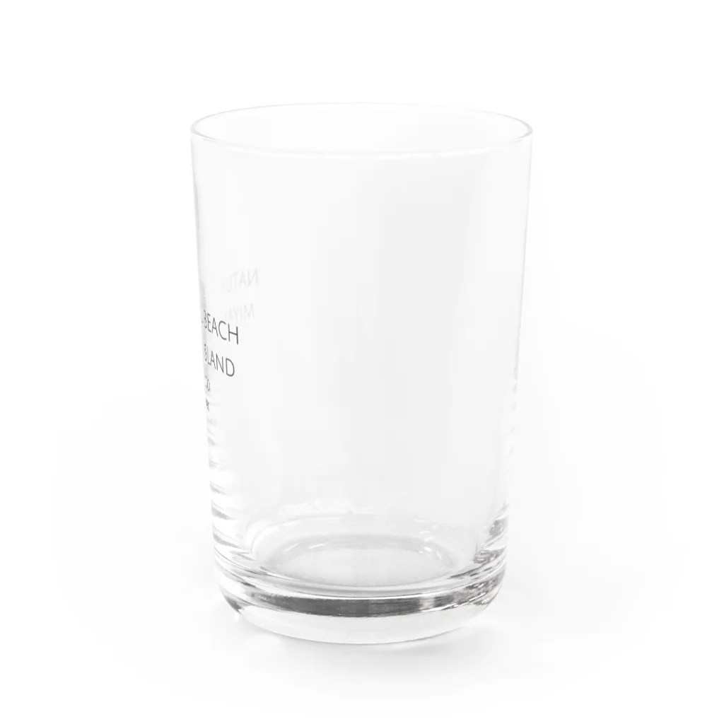 NATURALPROTEINのオリジナルロゴ Water Glass :right