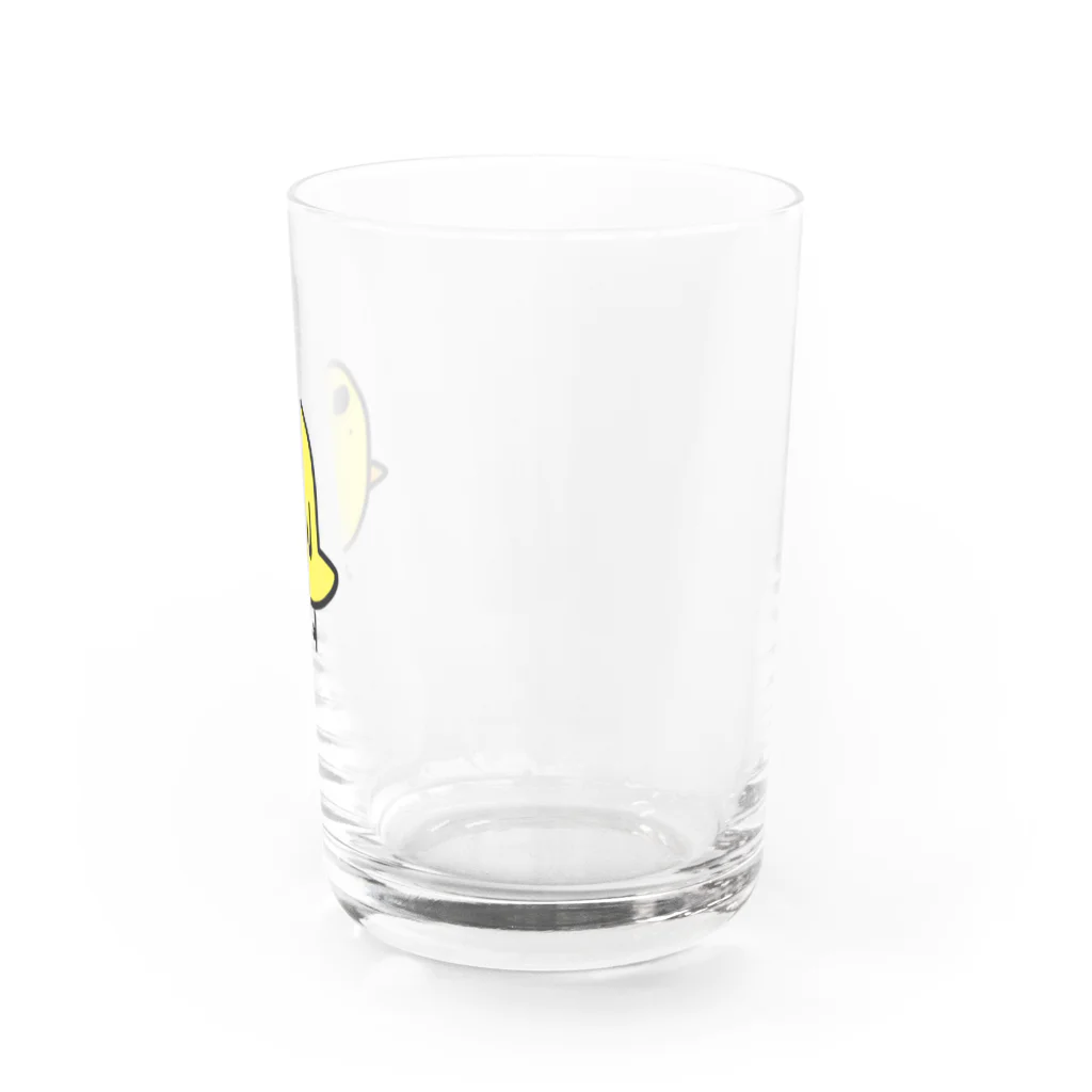 hiyowaの太眉ひよこ Water Glass :right