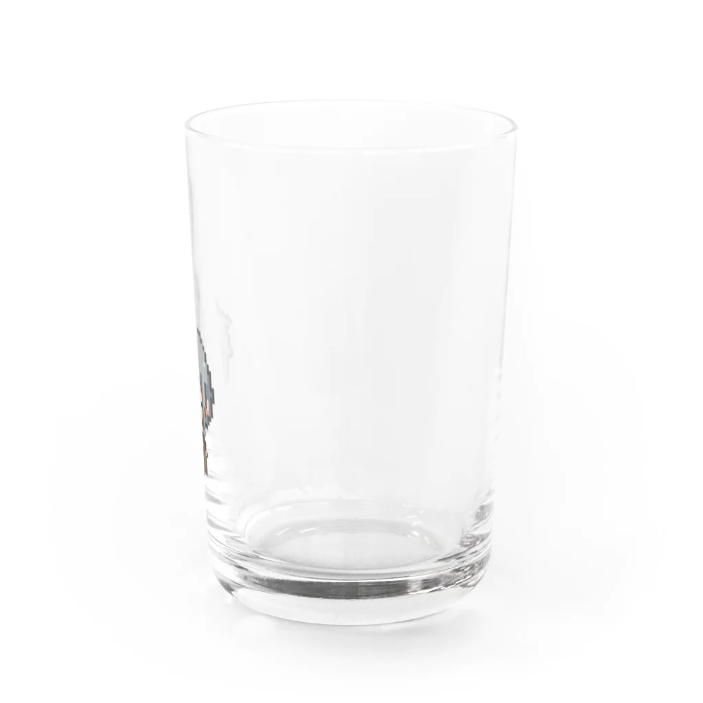 まけまけいっぱいのくろばさん Water Glass :right