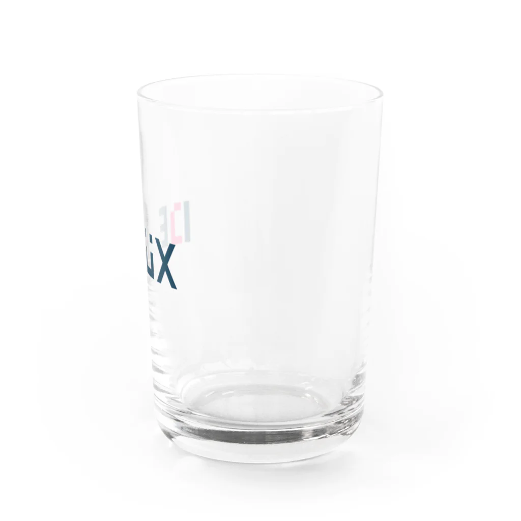 Rige-lllの『DEUX』ロゴグッズ Water Glass :right