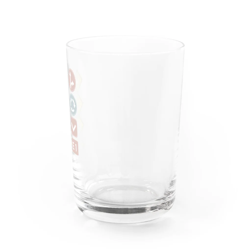 優木ごまヲの道路標識なラビュー Water Glass :right