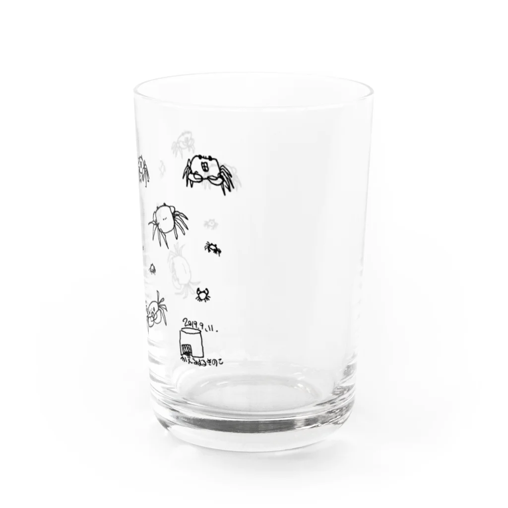 かえるはるきのこ（RURUKO)のバンパイヤクラブかわいい Water Glass :right