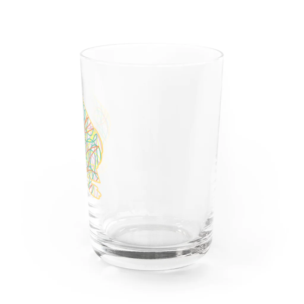 KURUMIMISHOPのロッキ・チャン シルエットモザイク Water Glass :right
