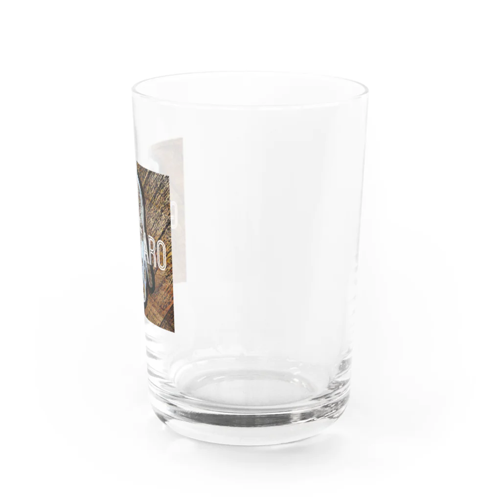 天才画伯シンディ's SHOPのガブ太ろう Water Glass :right