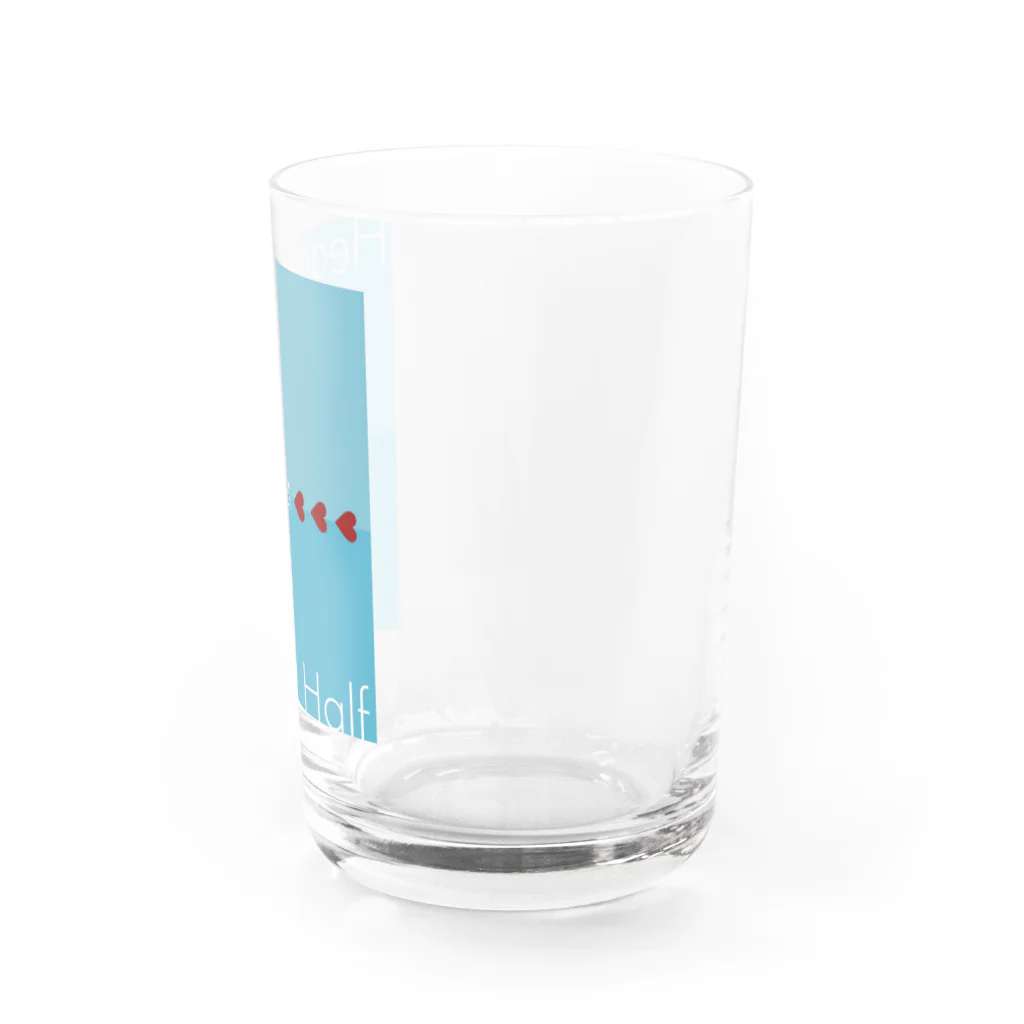 yukaina_yukariのHeart & Half ハート Water Glass :right