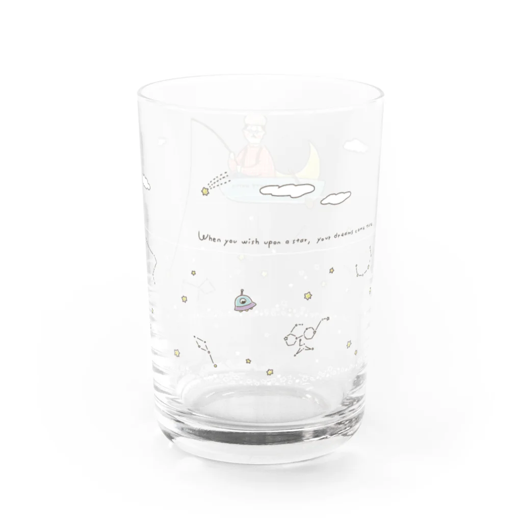 ささはらけいこのナンテコッタさんの星つりグラス Water Glass :right