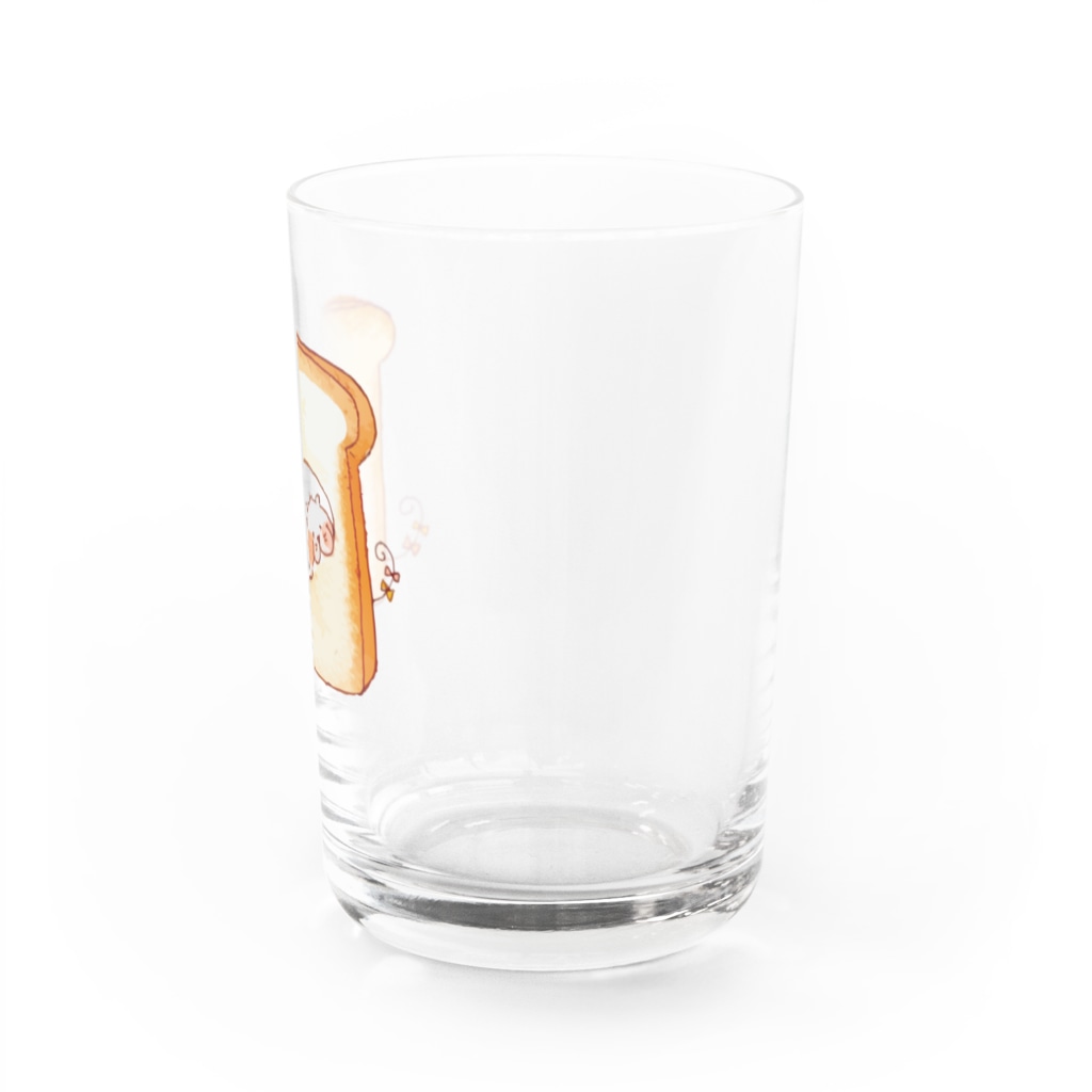 nikokoのデカパンチュウ(食パン) Water Glass :right