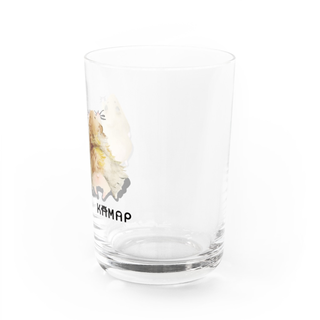 KAMAP ＆ Ricaの【KAMAP】ぎゅっとハムスター兄弟 Water Glass :right
