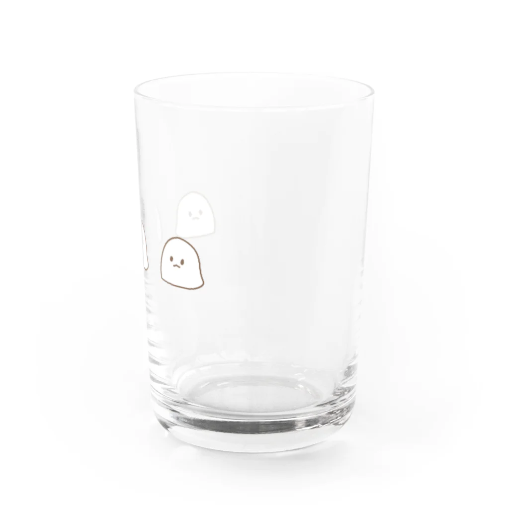 kamaboko_chanのみつごおばけ Water Glass :right